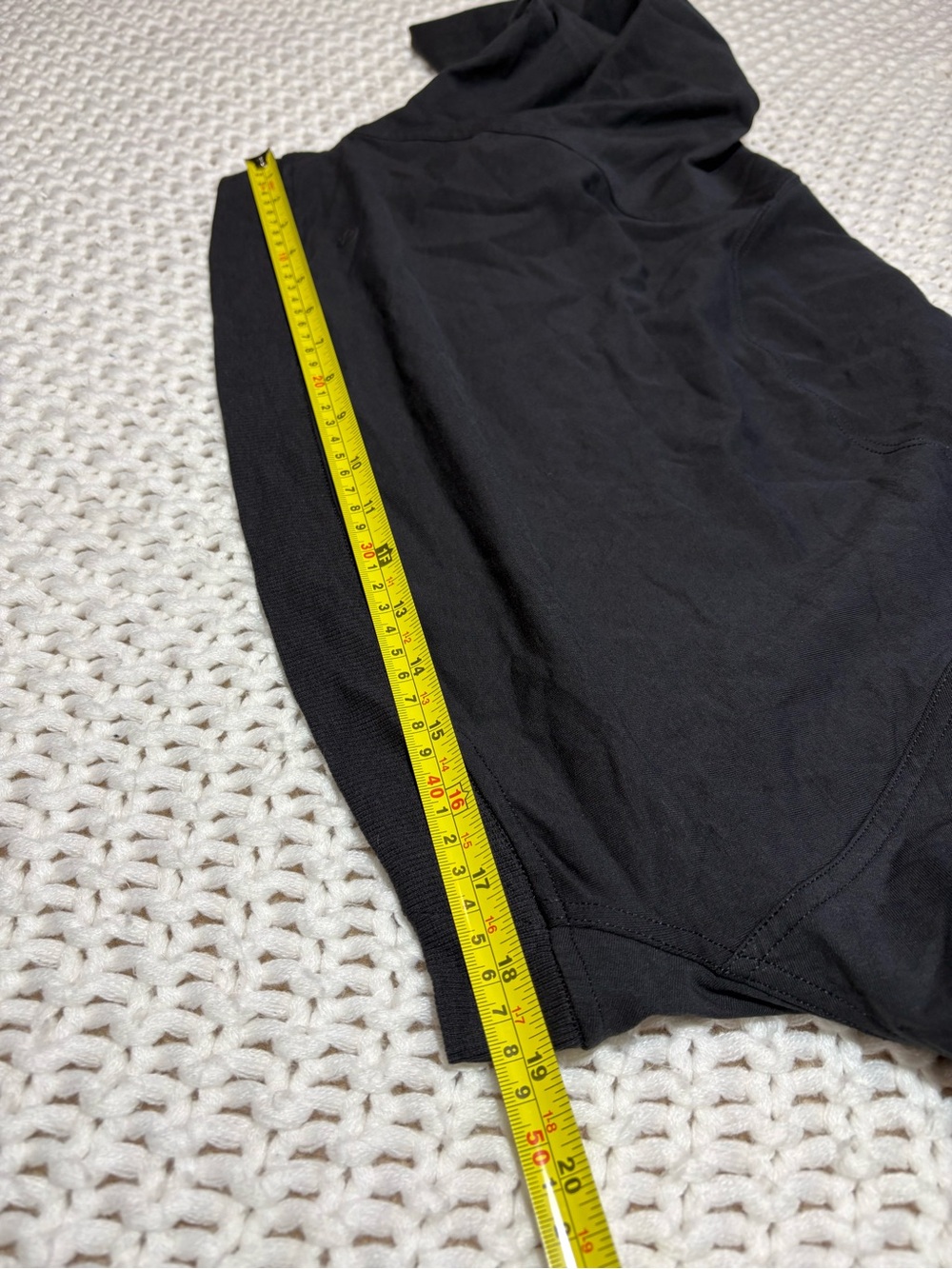 lululemon French Terry long sleeve shrug in black size 6 - Picture 13 of 15